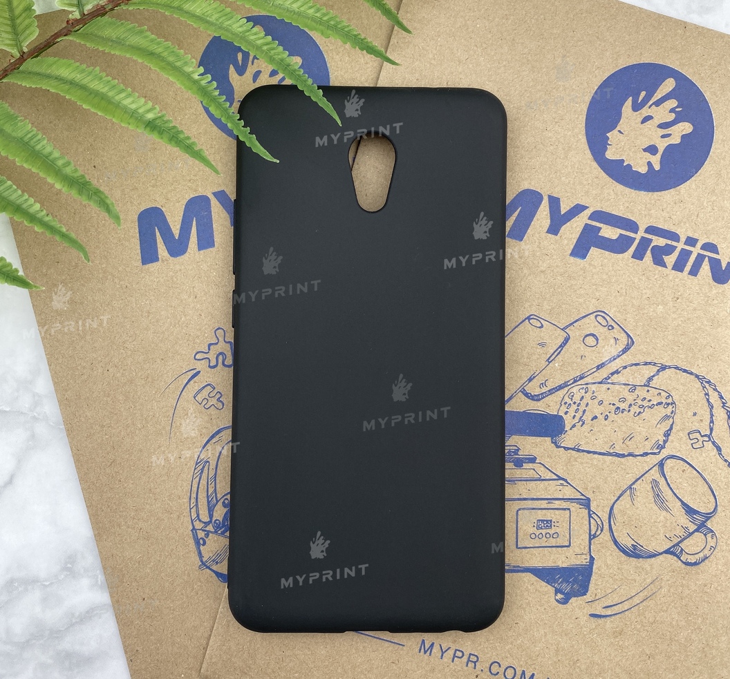 Чохол силіконовий для Meizu M5 Note чорний (4726) - фото 1 - Чохли для УФ друку