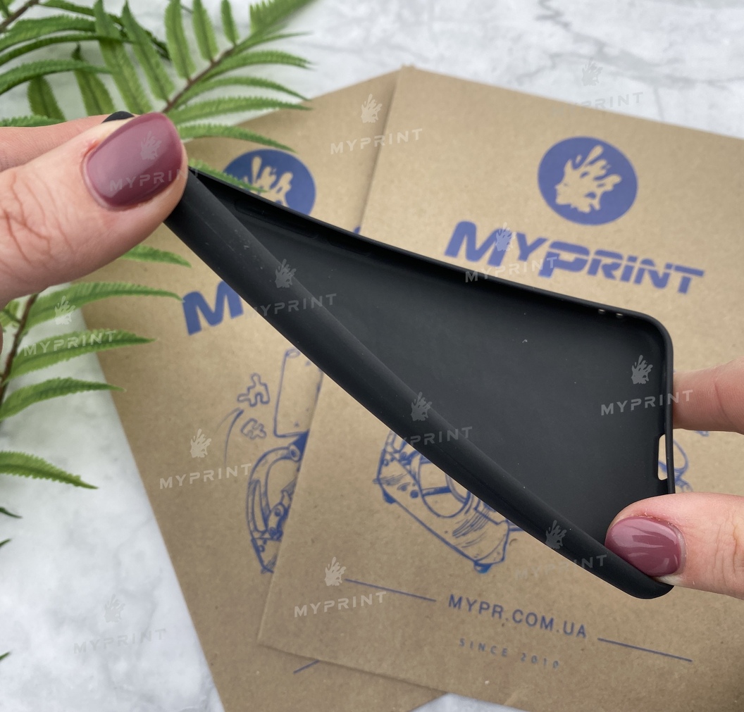 Чохол силіконовий для Meizu M5 Note чорний (4726) - фото 3 - Чохли для УФ друку