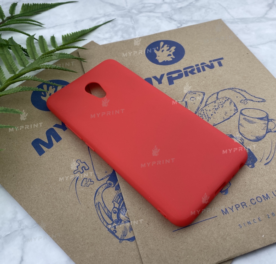 Silicone case for Meizu M5 Note red (4728) - фото 2 Silicone case for Meizu M5 Note red (4728) - фото 2 - Covers for UV printing