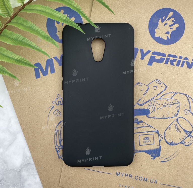 Чохол силіконовий для Meizu M5s чорний (4739) 
