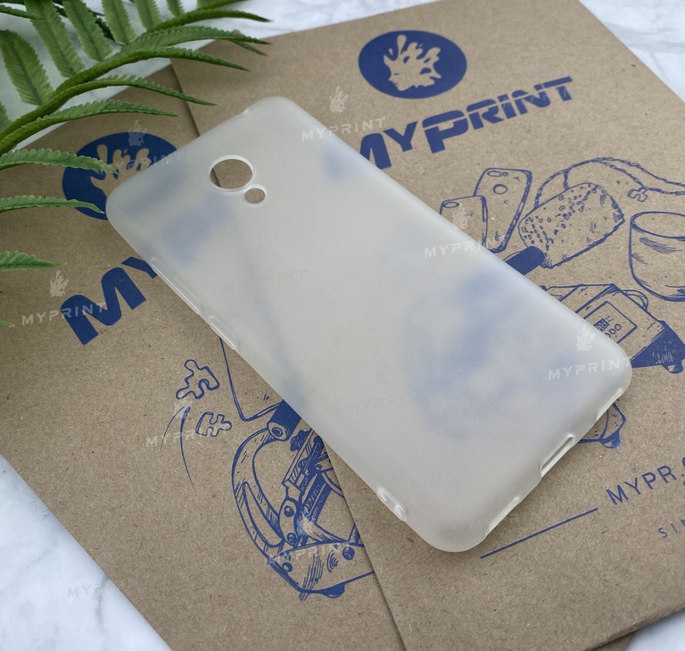 Чехол силиконовый для Meizu M5c белый (4734)  Чехол силиконовый для Meizu M5c белый (4734)