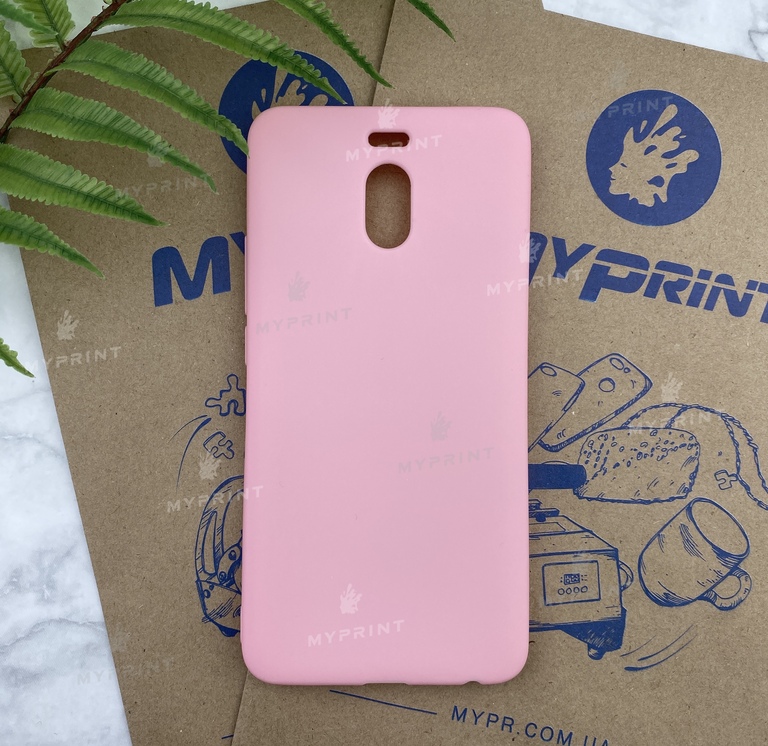 Чохол силіконовий для Meizu M6 Note рожевий (4743) 