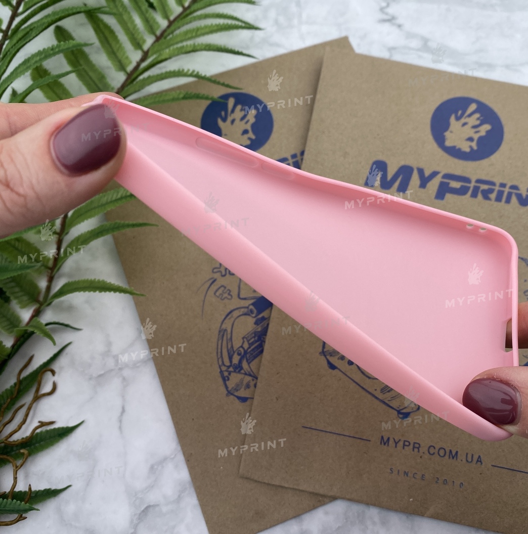 Чохол силіконовий для Meizu M6 Note рожевий (4743) - фото 3 - Чохли для УФ друку