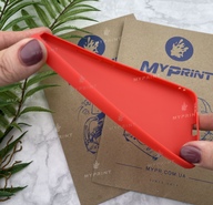 Чохол силіконовий для Meizu M6 Note червоний (4744) - фото 3 - Чохли для УФ друку