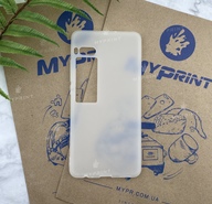 Silicone cover for Meizu Pro 7 white (4775) - фото 1 Silicone cover for Meizu Pro 7 white (4775) - фото 1 - Covers for UV printing