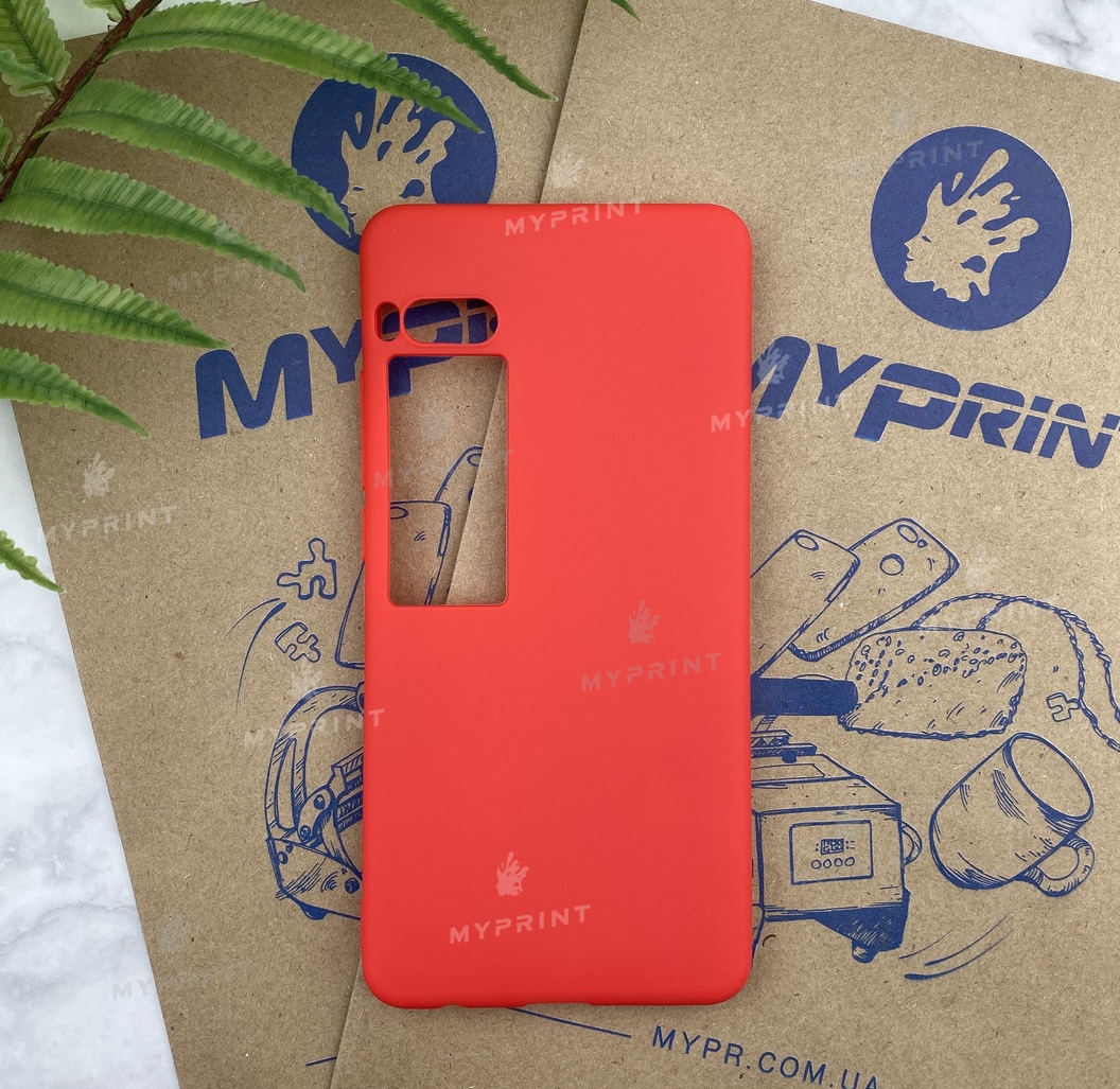 Чохол силіконовий для Meizu Pro 7 червоний (4778) - фото 1 - Чохли для УФ друку