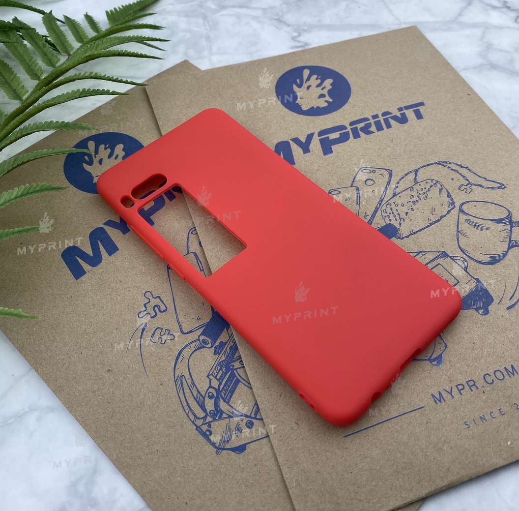 Чохол силіконовий для Meizu Pro 7 червоний (4778) - фото 2 - Чохли для УФ друку