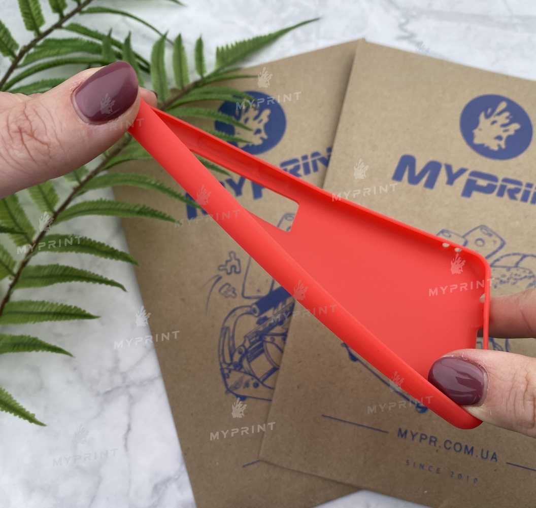 Чохол силіконовий для Meizu Pro 7 червоний (4778) - фото 3 - Чохли для УФ друку