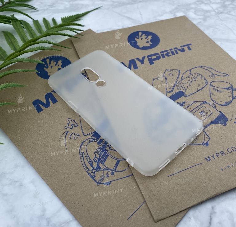 Silicone cover for Meizu 15 white (4698)  Silicone cover for Meizu 15 white (4698)