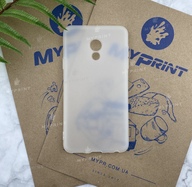 Silicone cover for Meizu 15 Lite white (4690) - фото 1 Silicone cover for Meizu 15 Lite white (4690) - фото 1 - Covers for UV printing