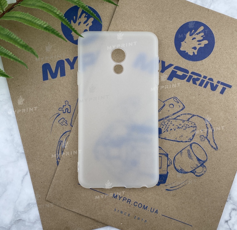 Чохол силіконовий для Meizu 15 Plus білий (4694) 