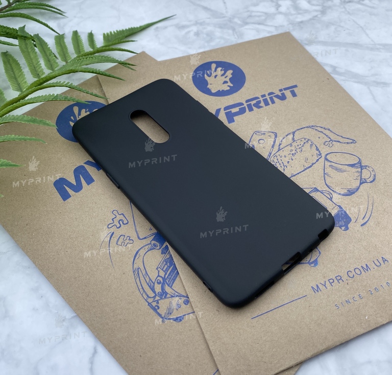 Чохол силіконовий для Meizu 15 Plus чорний (4695) 