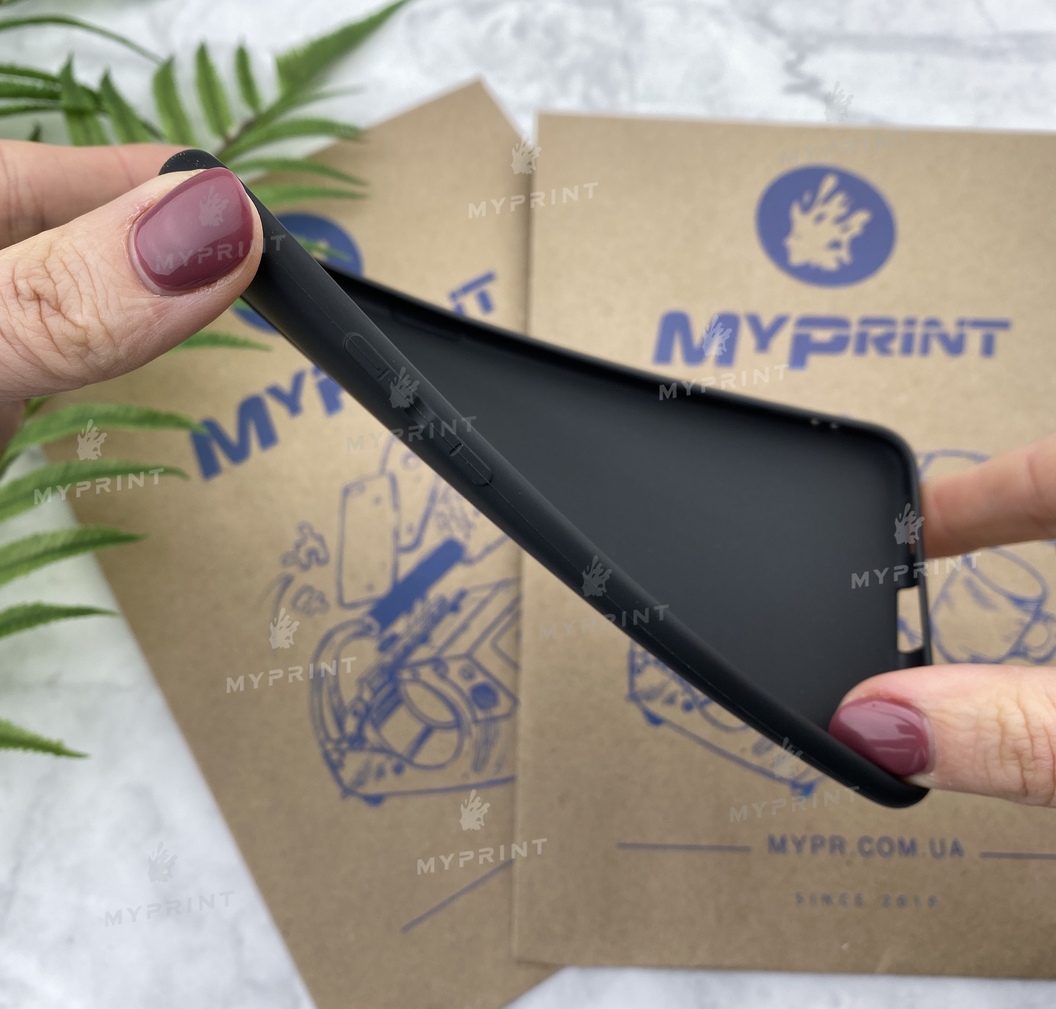 Чохол силіконовий для Meizu 15 Plus чорний (4695) - фото 3 - Чохли для УФ друку
