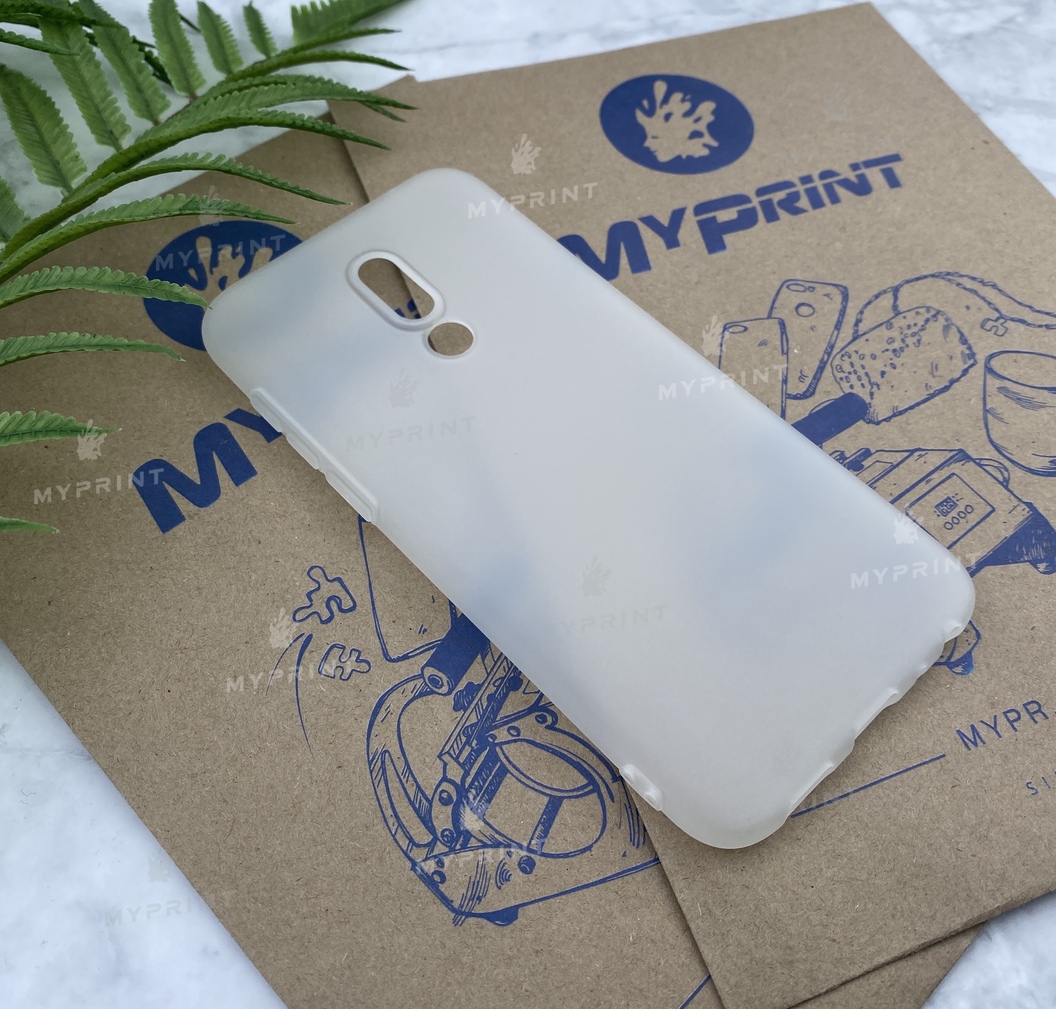 Чохол силіконовий для Meizu 16X білий (4710) - фото 2 - Чохли для УФ друку