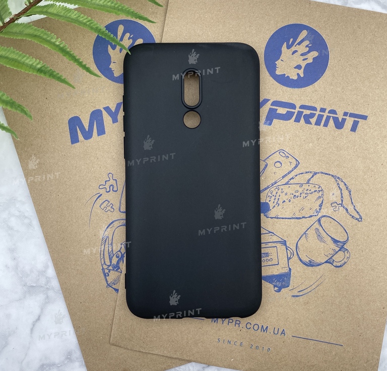 Чохол силіконовий для Meizu 16 Plus чорний (4703) 
