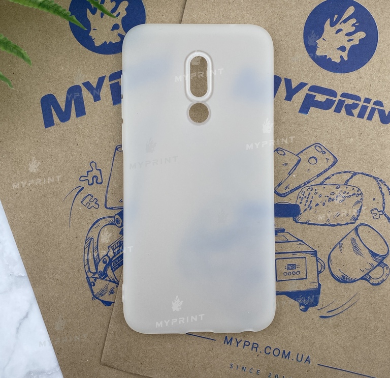 Чохол силіконовий для Meizu 16 білий (4706) 