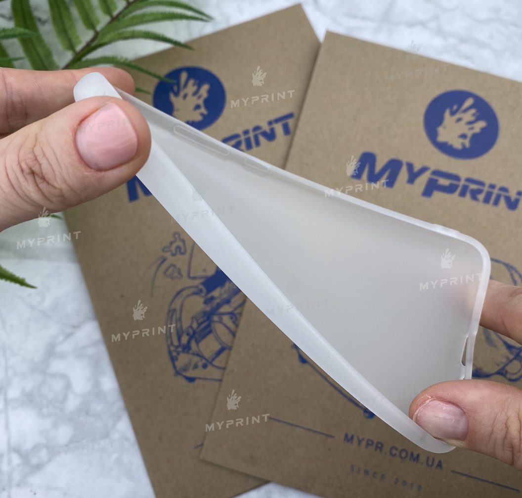 Чохол силіконовий для Xiaomi MI6 білий (5779) - фото 3 - Чохли для УФ друку