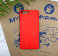 Чохол силіконовий для Xiaomi MI6 червоний (5780) - фото 1 - Чохли для УФ друку