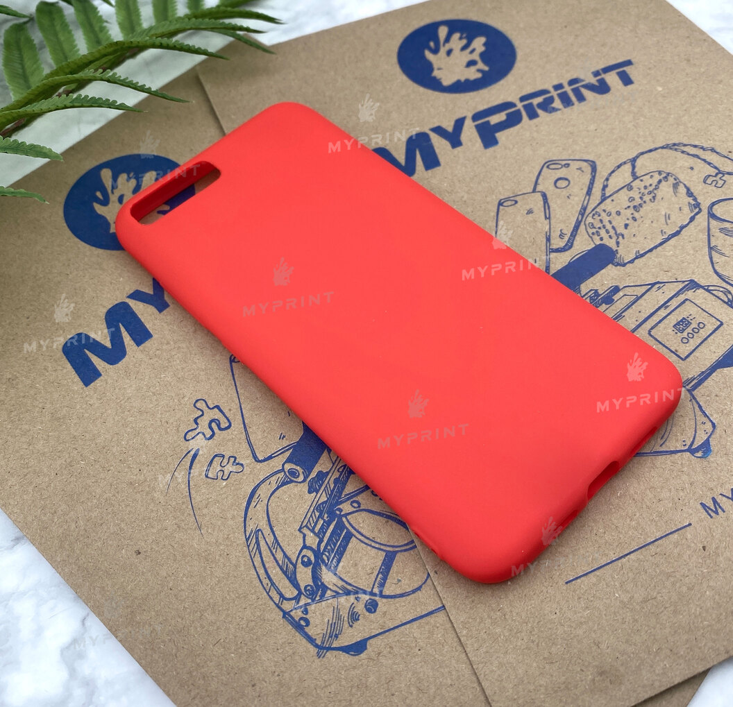 Чохол силіконовий для Xiaomi MI6 червоний (5780) - фото 2 - Чохли для УФ друку