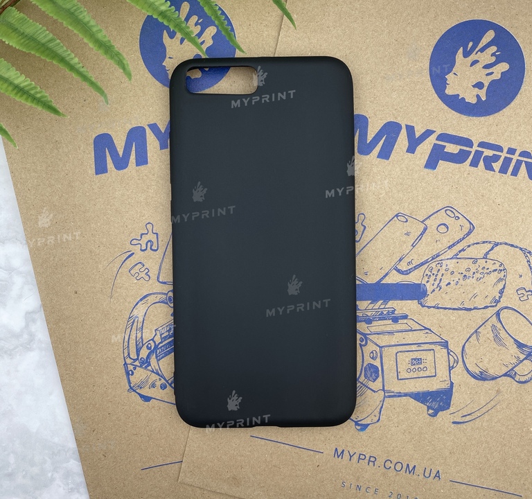 Silicone cover for Xiaomi MI6 black (5782) 