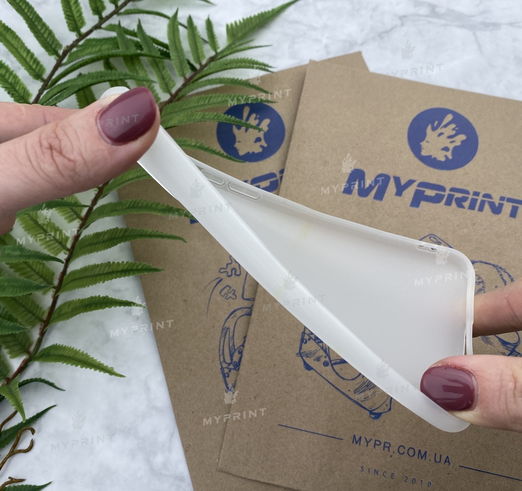 Чохол силіконовий для Meizu X8 білий (4793) - фото 3 - Чохли для УФ друку