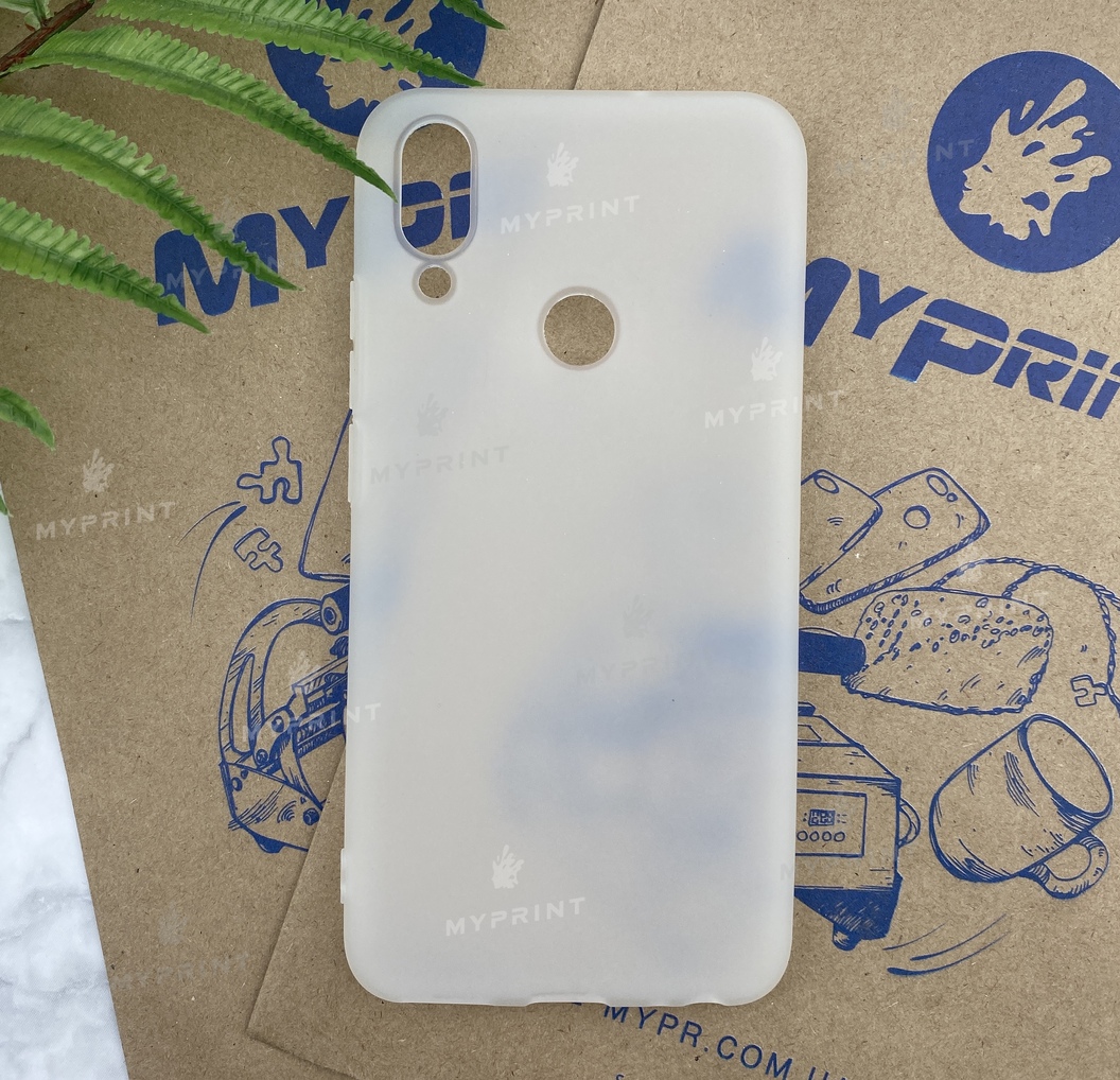 Silicone case for Meizu Note 9 white (4762) - фото 1 Silicone case for Meizu Note 9 white (4762) - фото 1 - Covers for UV printing