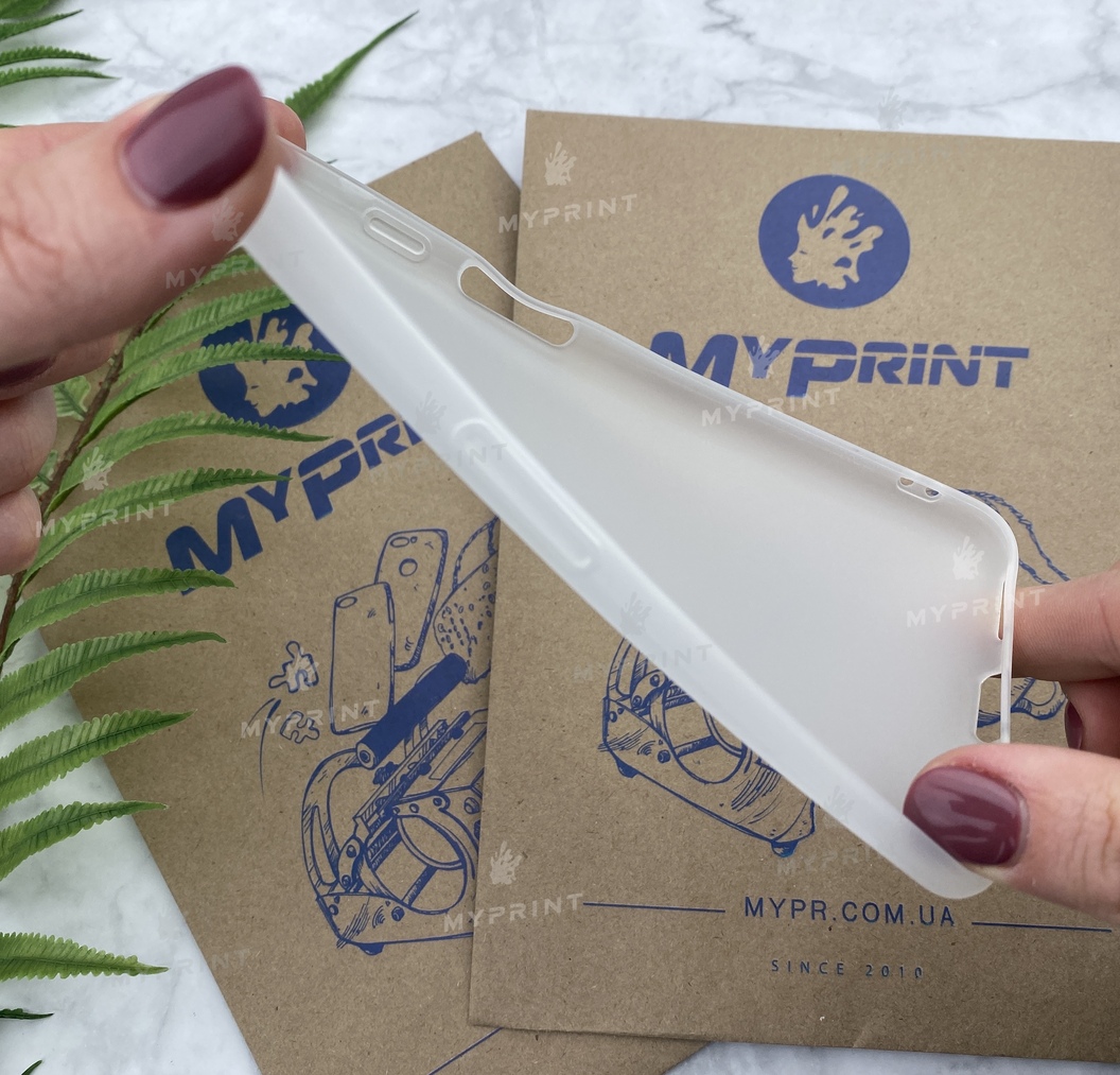 Чохол силіконовий для Meizu M6s білий (4750) - фото 3 - Чохли для УФ друку