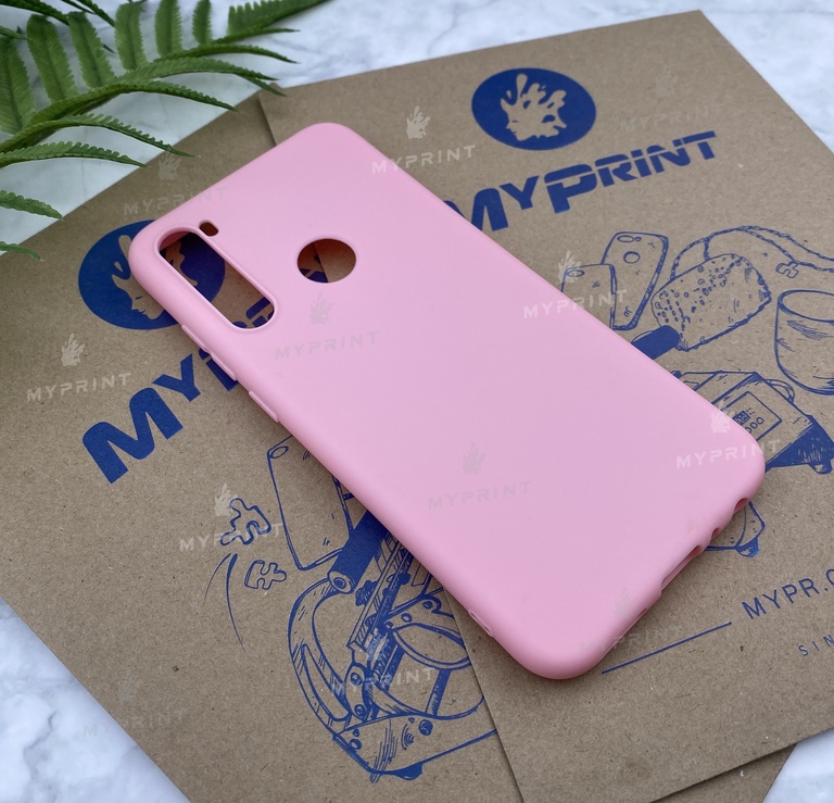 Чохол силіконовий для Xiaomi Redmi Note 8 рожевий (5790)  Чохол силіконовий для Xiaomi Redmi Note 8 рожевий (5790)