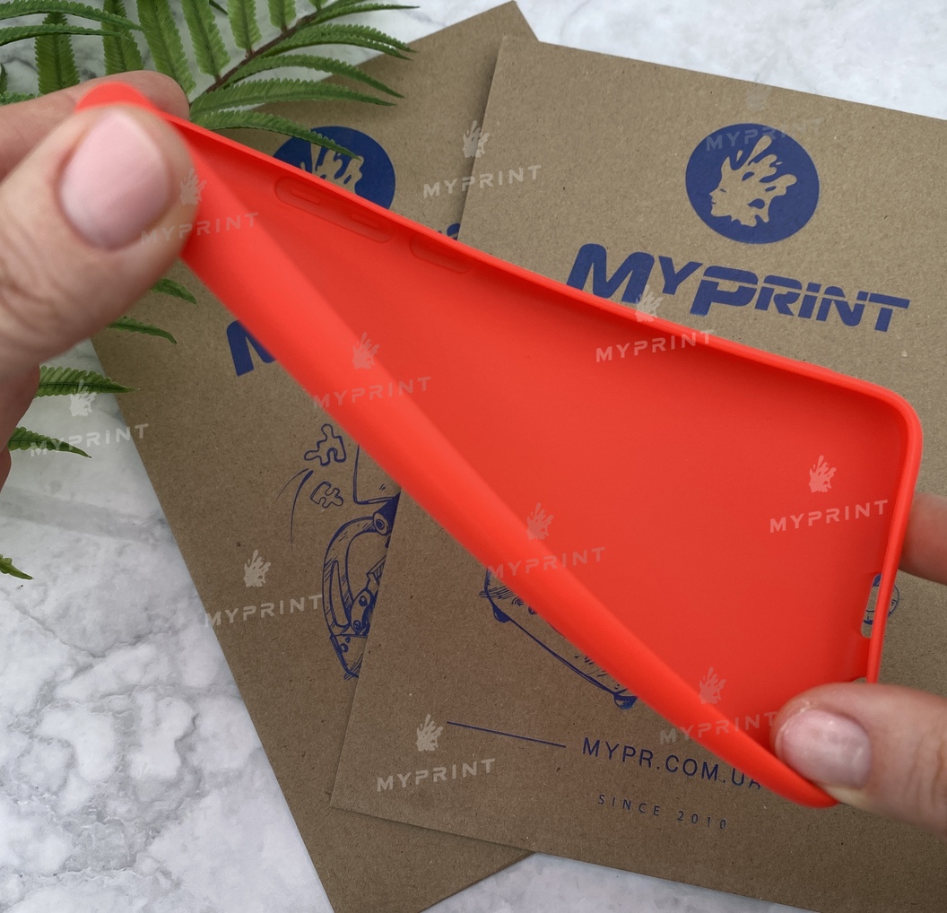 Чохол силіконовий для Xiaomi Redmi Note 8 Pro червоний (5793) - фото 3 Чохол силіконовий для Xiaomi Redmi Note 8 Pro червоний (5793) - фото 3 - Чохли для УФ друку