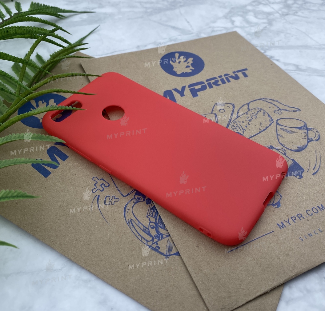 Silicone cover for Xiaomi MI A1 / MI 5X red (5157) - фото 2 Silicone cover for Xiaomi MI A1 / MI 5X red (5157) - фото 2 - Covers for UV printing