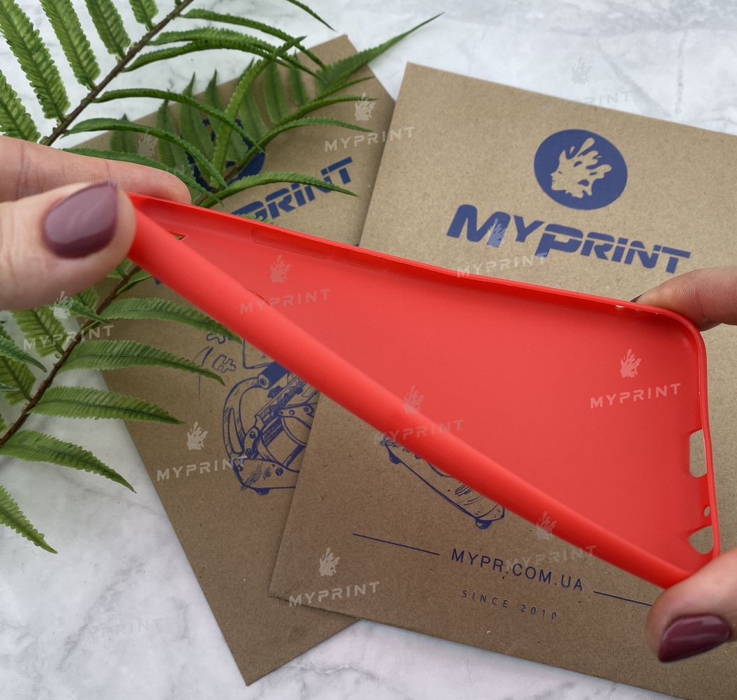 Silicone cover for Xiaomi MI A1 / MI 5X red (5157) - фото 3 Silicone cover for Xiaomi MI A1 / MI 5X red (5157) - фото 3 - Covers for UV printing