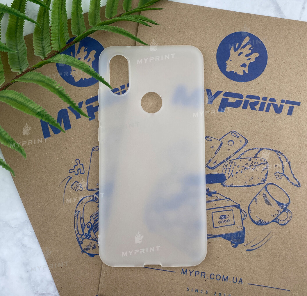 Чохол силіконовий для Xiaomi MI A2 / MI 6X білий (5158) - фото 1 - Чохли для УФ друку