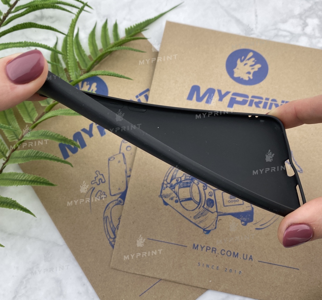 Чохол силіконовий для Xiaomi MI A2 / MI 6X чорний (5159) - фото 3 - Чохли для УФ друку