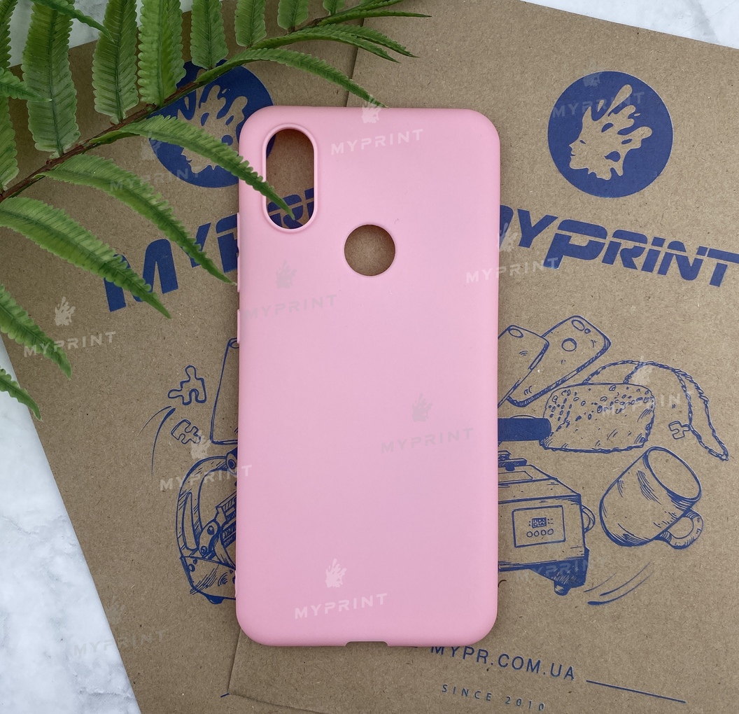 Чохол силіконовий для Xiaomi MI A2 / MI 6X рожевий (5160) - фото 1 - Чохли для УФ друку