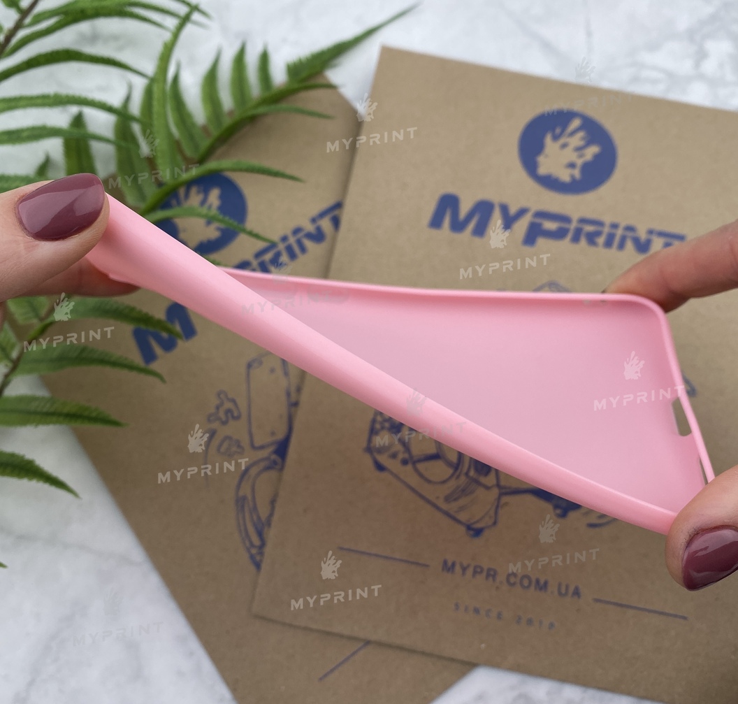 Чохол силіконовий для Xiaomi MI A2 / MI 6X рожевий (5160) - фото 3 - Чохли для УФ друку