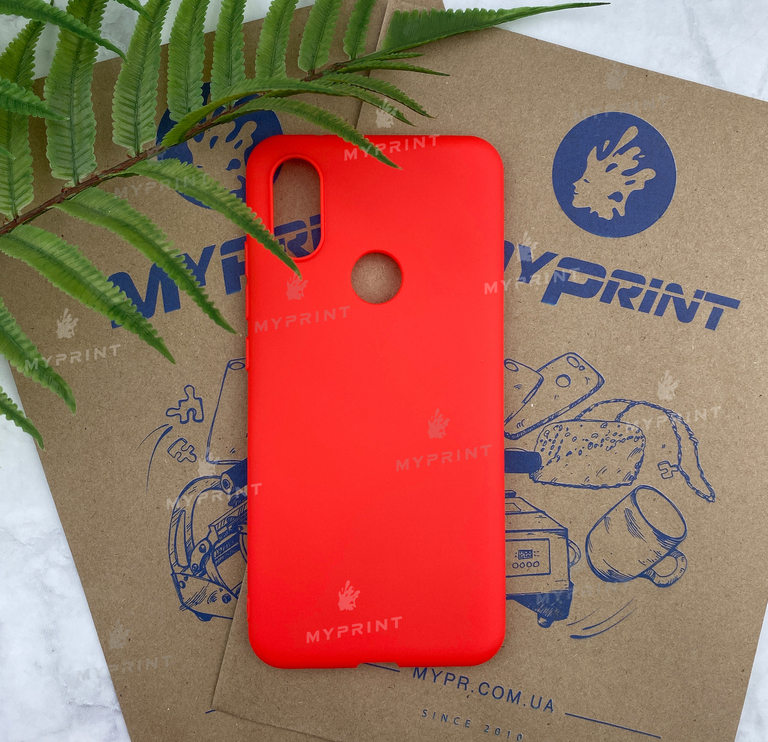 Чохол силіконовий для Xiaomi MI A2 / MI 6X червоний (5161) 