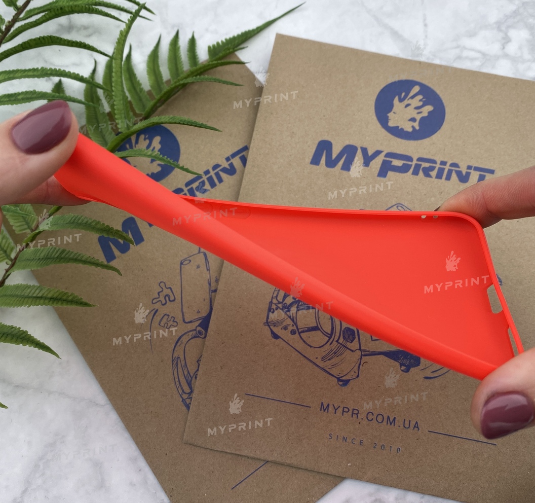 Чохол силіконовий для Xiaomi MI A2 / MI 6X червоний (5161) - фото 3 - Чохли для УФ друку