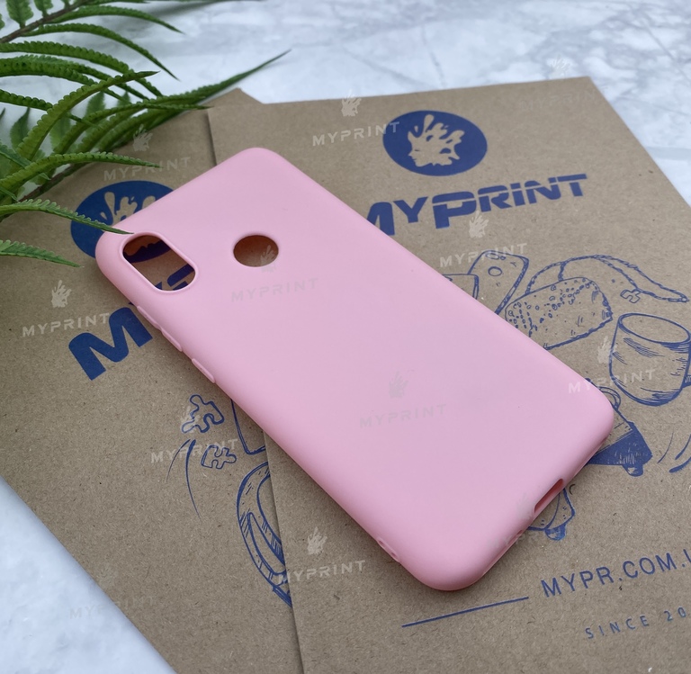 Чохол силіконовий для Xiaomi MI A2 Lite / Redmi 6 Pro рожевий (5164) 