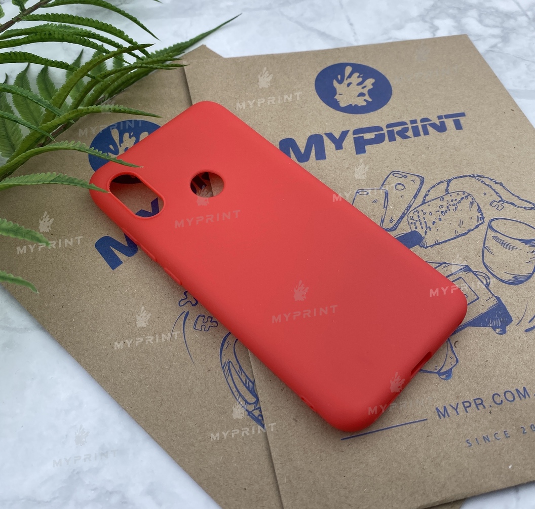 Чохол силіконовий для Xiaomi MI A2 Lite / Redmi 6 Pro червоний (5165) - фото 2 - Чохли для УФ друку