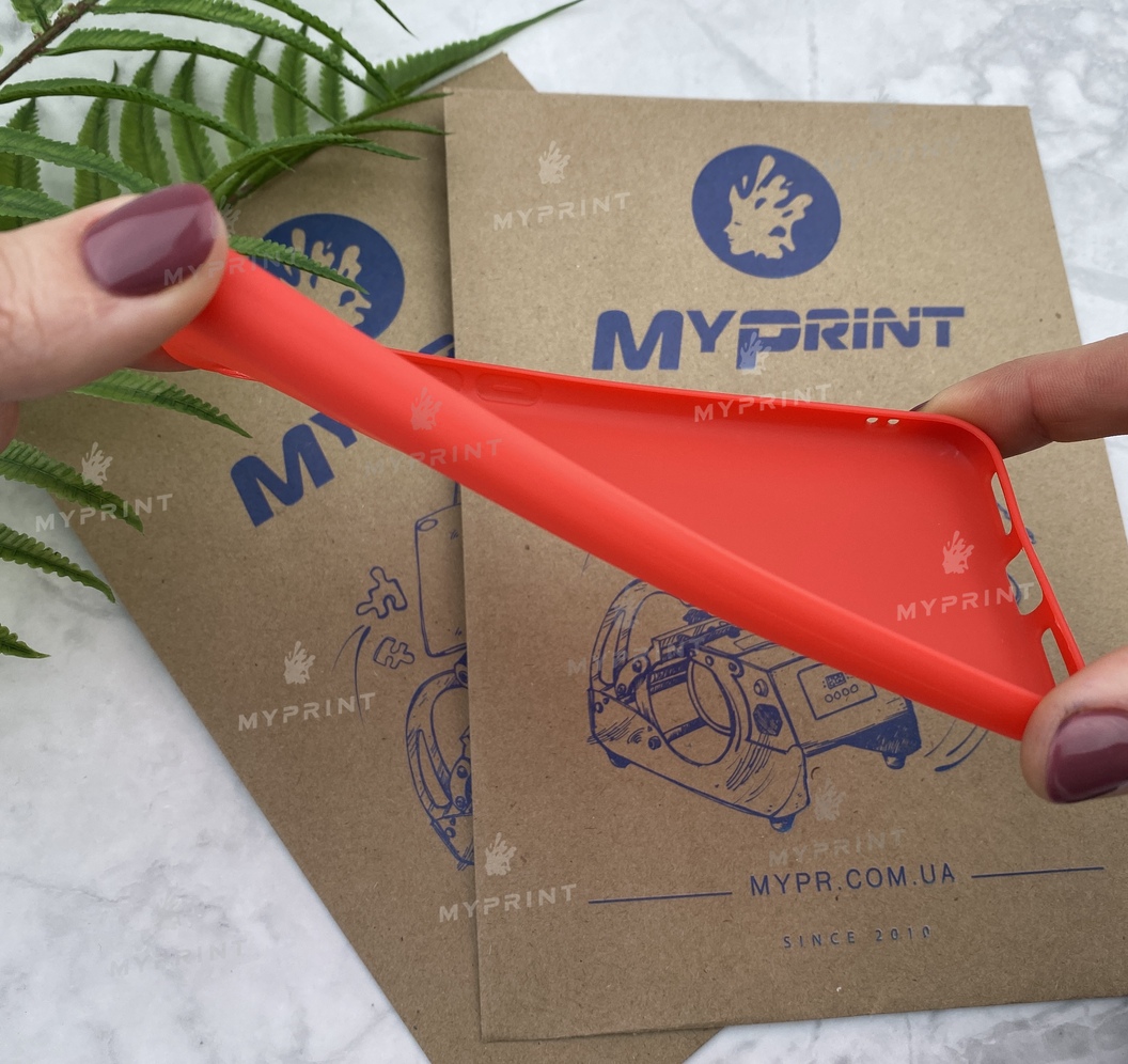 Чохол силіконовий для Xiaomi MI A2 Lite / Redmi 6 Pro червоний (5165) - фото 3 - Чохли для УФ друку