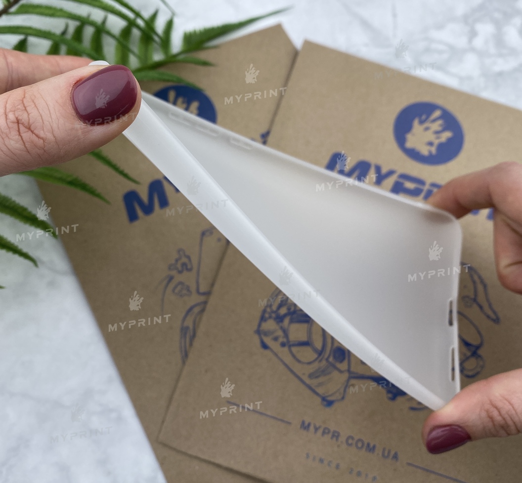 Чохол силіконовий для Xiaomi MI Max 2 білий (5166) - фото 3 - Чохли для УФ друку