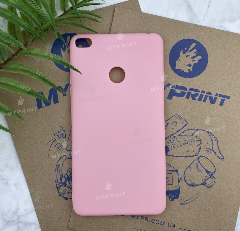 Чохол силіконовий для Xiaomi MI Max 2 рожевий (5168) 
