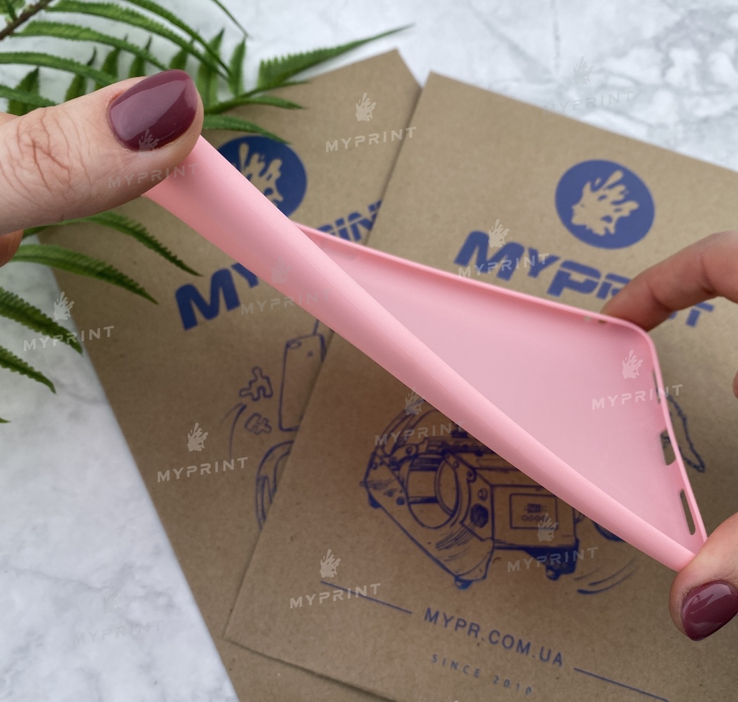 Чохол силіконовий для Xiaomi MI Max 2 рожевий (5168) - фото 3 - Чохли для УФ друку