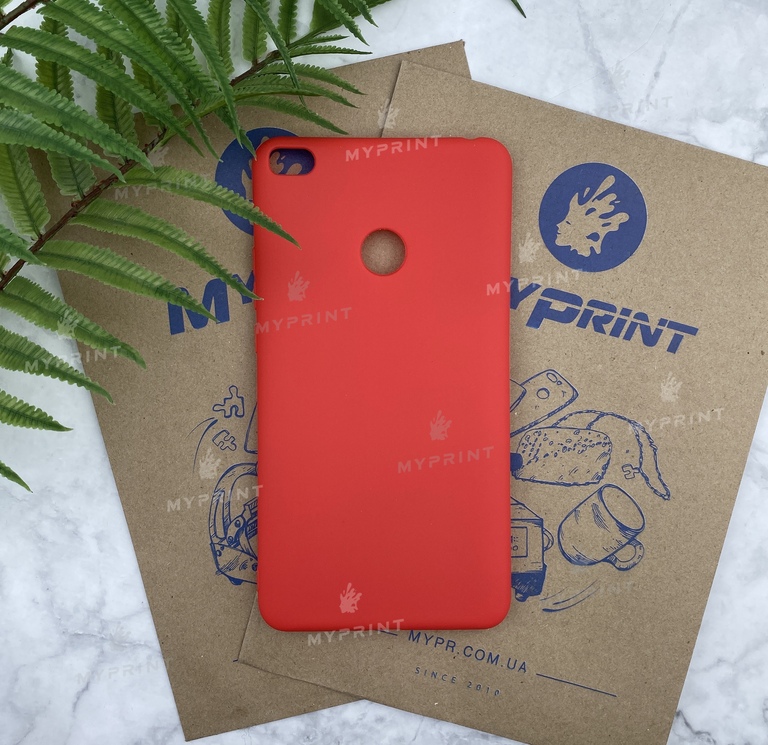 Чехол силиконовый для Xiaomi MI Max 2  красный (5169)  Чехол силиконовый для Xiaomi MI Max 2  красный (5169)