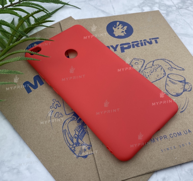 Чехол силиконовый для Xiaomi MI Max 2  красный (5169)  Чехол силиконовый для Xiaomi MI Max 2  красный (5169)