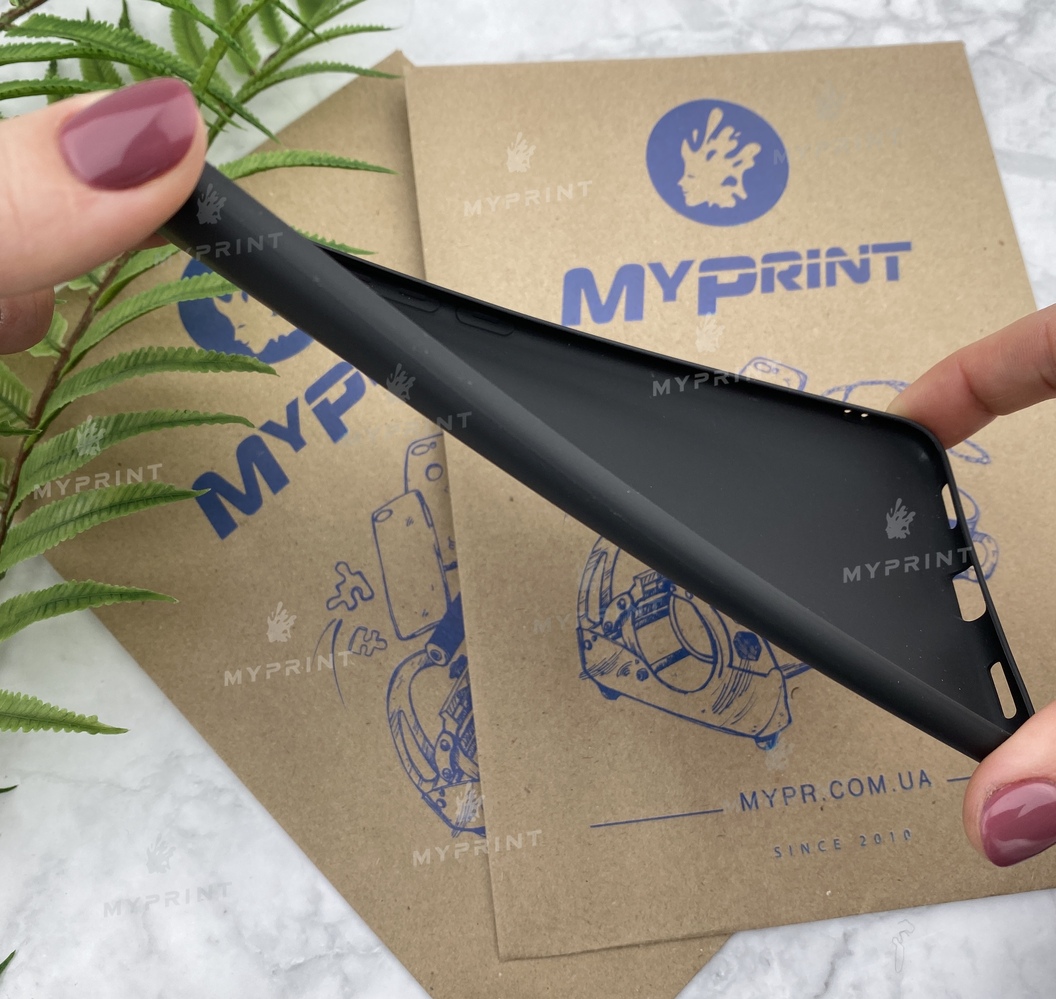 Чохол силіконовий для Xiaomi MI Max 3 чорний (5171) - фото 3 - Чохли для УФ друку