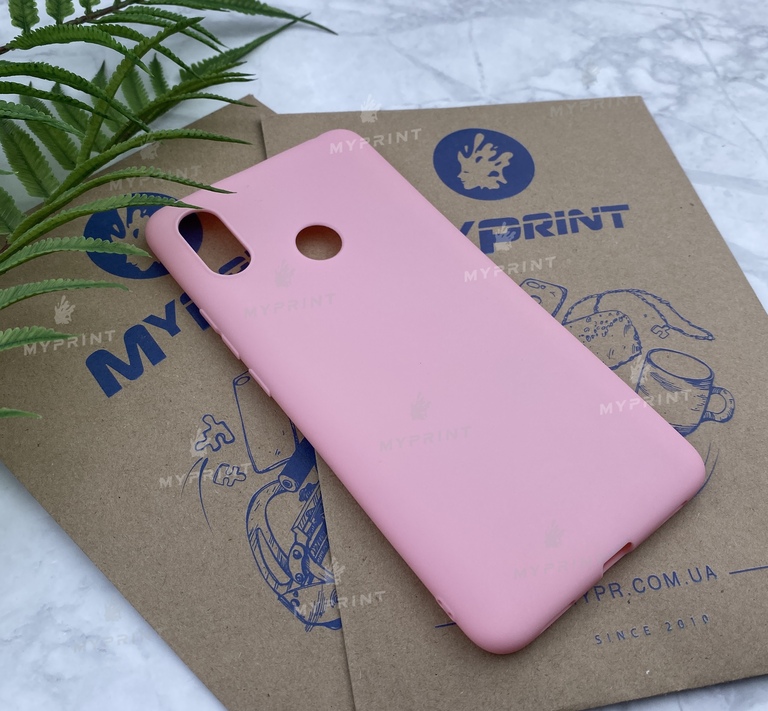 Чохол силіконовий для Xiaomi MI Max 3 рожевий (5172) 