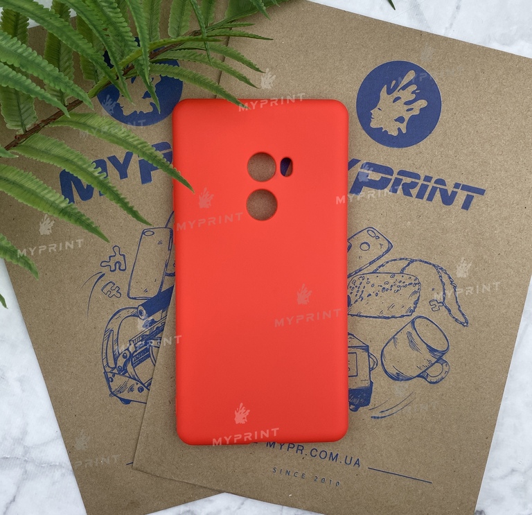 Чохол силіконовий для Xiaomi MI Mix 2 червоний (5177) 