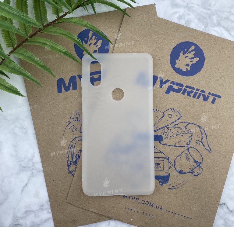 Чехол силиконовый для Xiaomi MI Mix 2s  белый (5178)  Чехол силиконовый для Xiaomi MI Mix 2s  белый (5178)