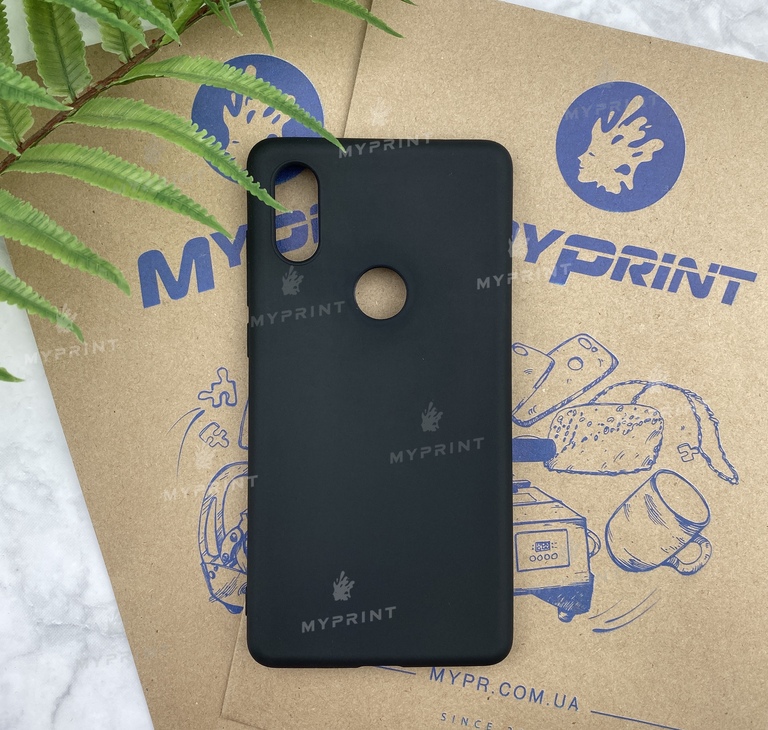 Чохол силіконовий для Xiaomi MI Mix 2s чорний (5179) 